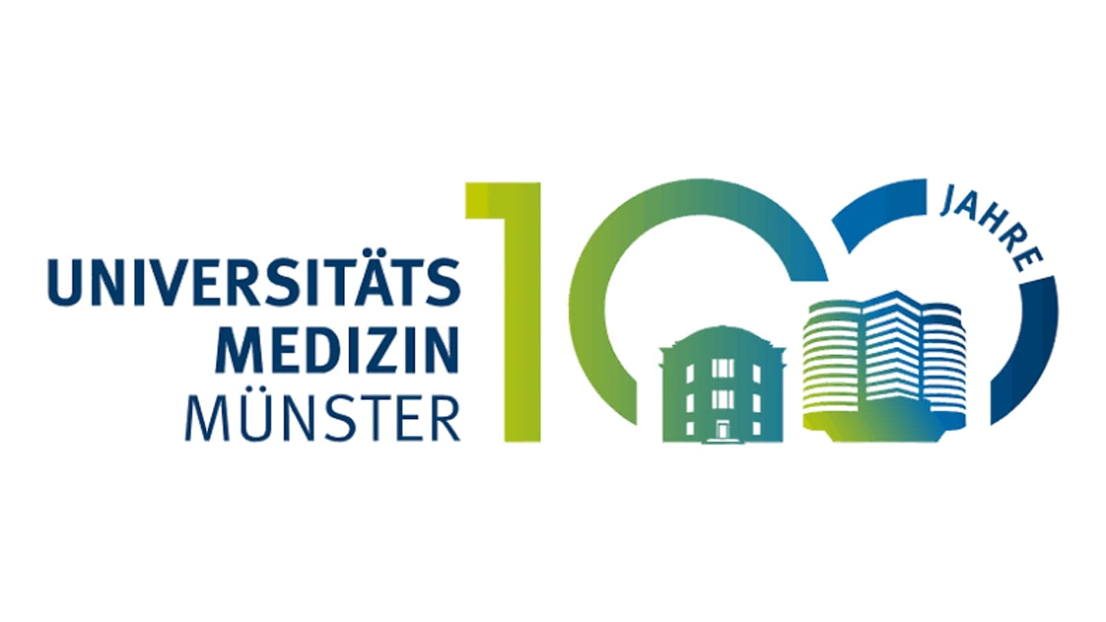 Logo des Jubiläums 100 Jahre Universitätsmedizin Münster