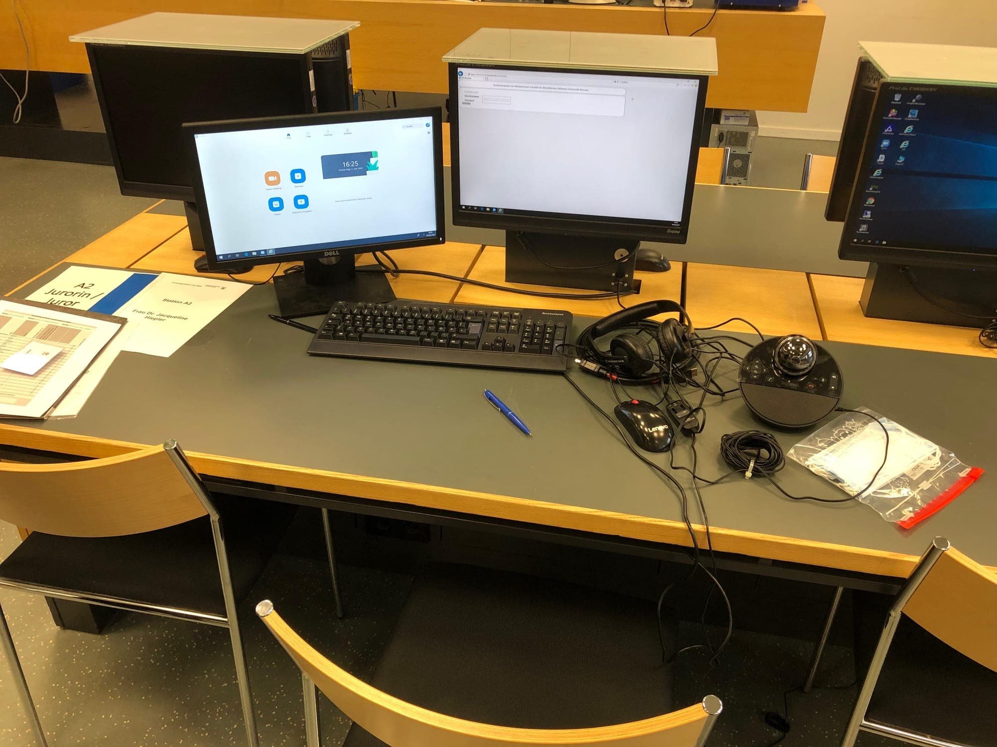 Technik-Setup für das digitale Physikum in der LIMETTE