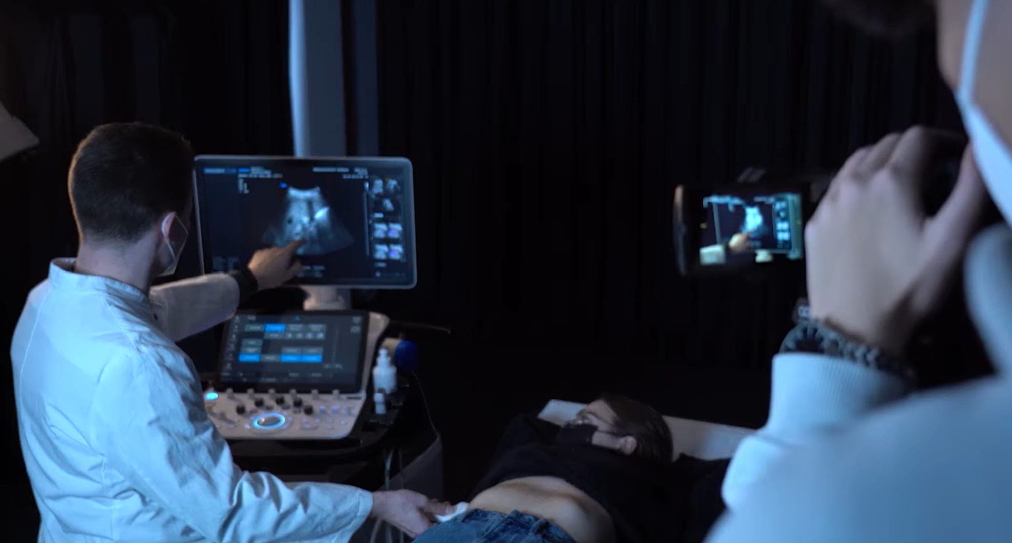 Ausschnitt aus einem Sonographie-Lehrvideo